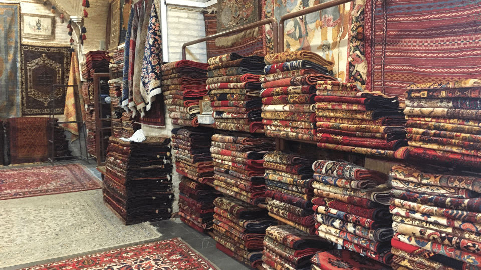 Persian carpet shop in Isfahan 
