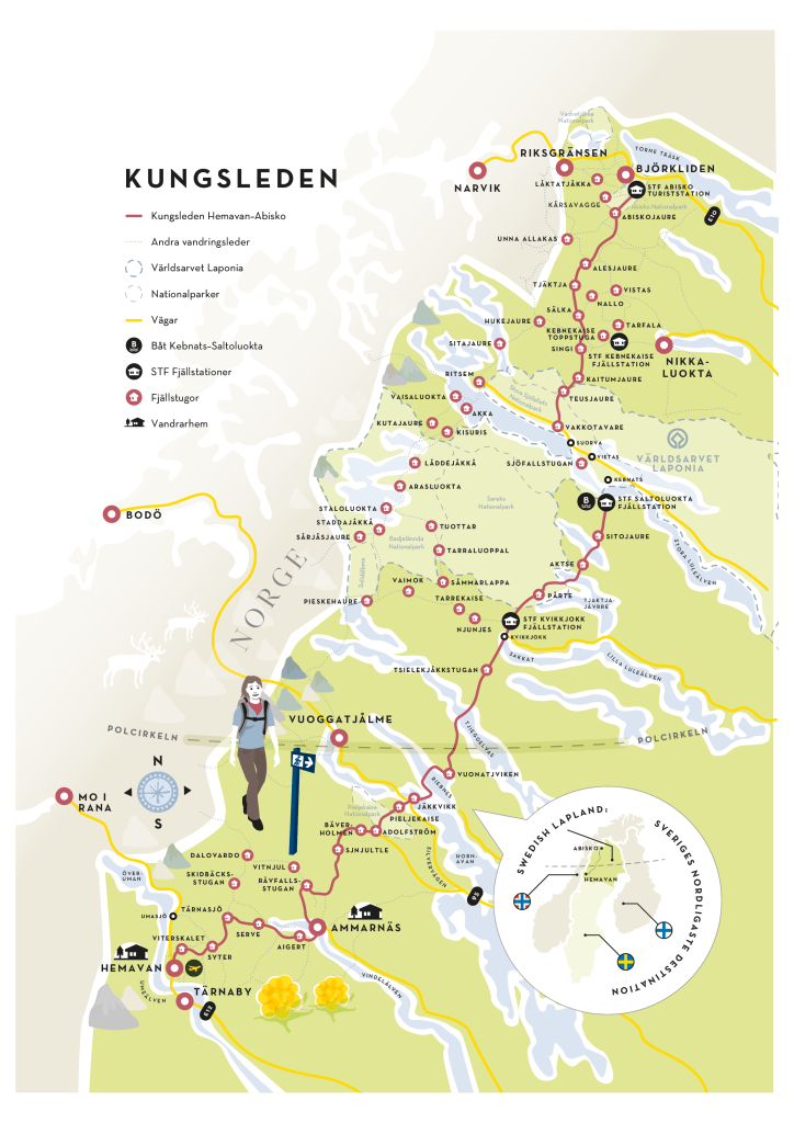 Kungsleden route