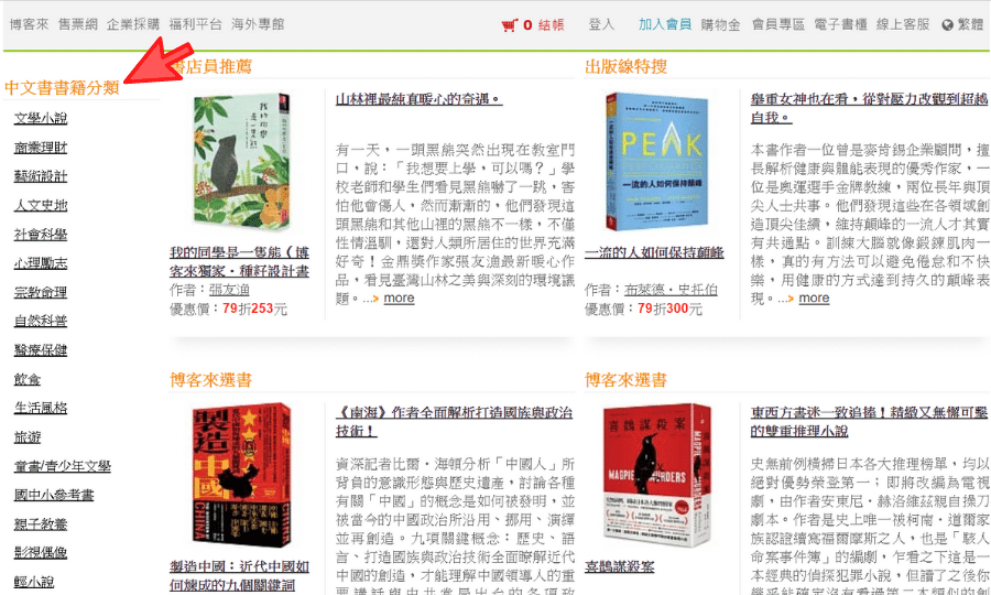 Chinese Book Catalogue
